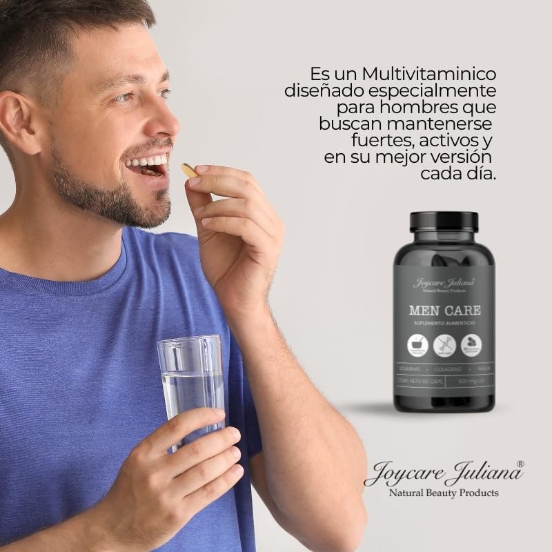 Suplemento Multicomponente Hombre - Maca, Colágeno, Creatina, Vitaminas y Minerales