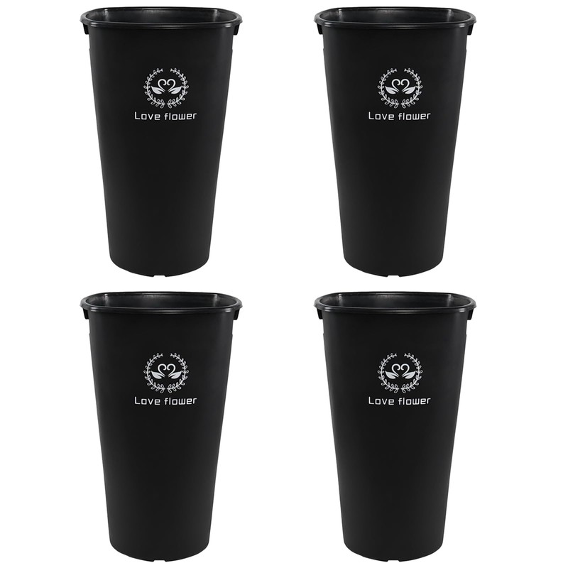 Asking 19.92" Tall Plastic Flower Vase Buckets, 4 Pcs Large