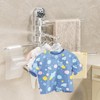 Meiliyizu Towel Rack with Suction Cup, 2 Rails, Silver, Stainless