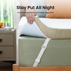 Mattress Toppe Queen, 3 Inch Gel Memory Foam Queen Size Bed, Pressure-Relieving Memory Foam Mattress Topper (Queen)