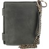Harrys-Collection Men's Wallet with Wolf Motif Made of High-Quality Leather