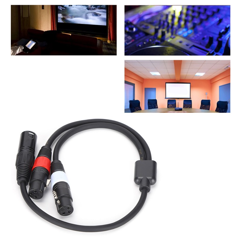 JORIND 5Pin XLR Male to Dual 3Pin XLR Female Cable
