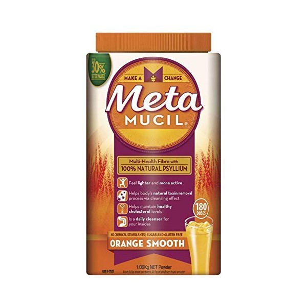 Metamucil Fibre Supplement Smooth Orange 180 Dose