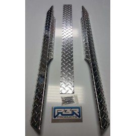 PBR Products EZGO Golf Cart Part Diamond Plate Rocker Panel covers & Kick 2014 -18 TXT