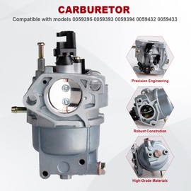 GP5000 GP5500 Carburetor for Generac GP5000 GP5500 GP6500 GP6500E GP7500E 389cc 8125W Jingke Huayi Ruixing 13HP 14HP 15HP 16HP 188F 190F Generator Replace 0J58620157