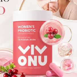 Probióticos Femeninos Con Arándano 60 Cápsulas 18 Cepas