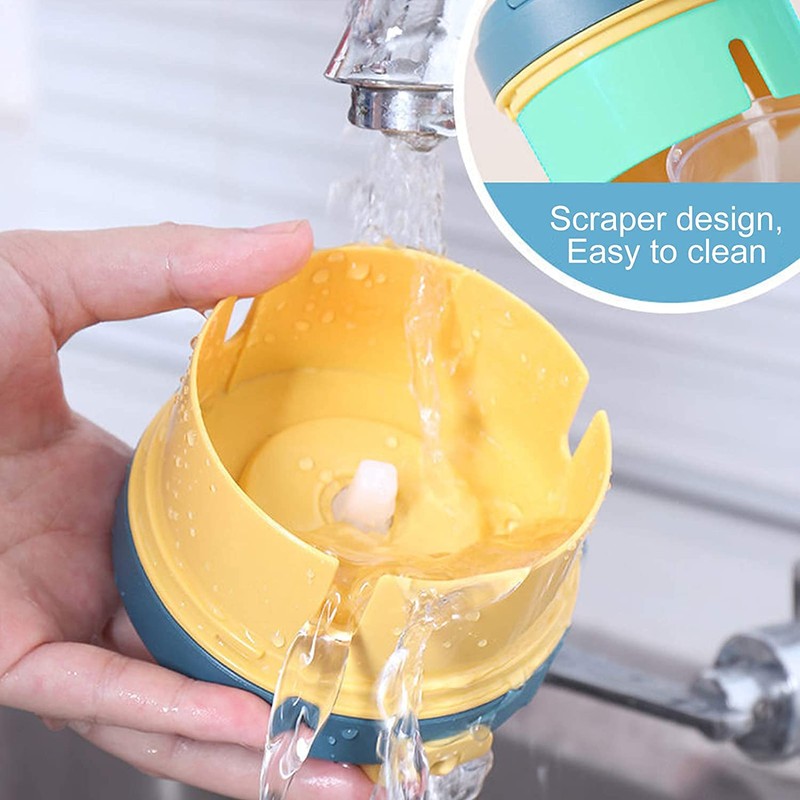 Cisixin Manual Garlic Press, Portable Garlic Crusher, Mini Onion Cutter