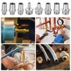 sourcing map 5pcs Stainless Steel Barbed Fitting 1" NPT Male