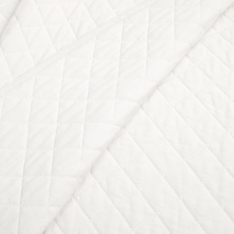 Lush Decor Ava Quilt Diamond Pattern Solid 2 Piece Oversized