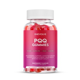 Enevolve PQQ Gummies 20mg Supplement, 2 Month Supply, Mitochondrial Support, Oxidative Stresss Reducer, Cellular Energy & Brain Support Supplement, Sugar & Gluten Free, Non GMO