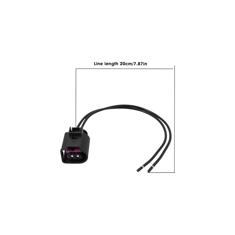 Pack of 2 2 Pin Horn Connection Cable 20 cm