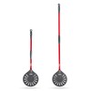 TKC 9" Perforated Pizza Peel - Professional Aluminum Pizza Turning