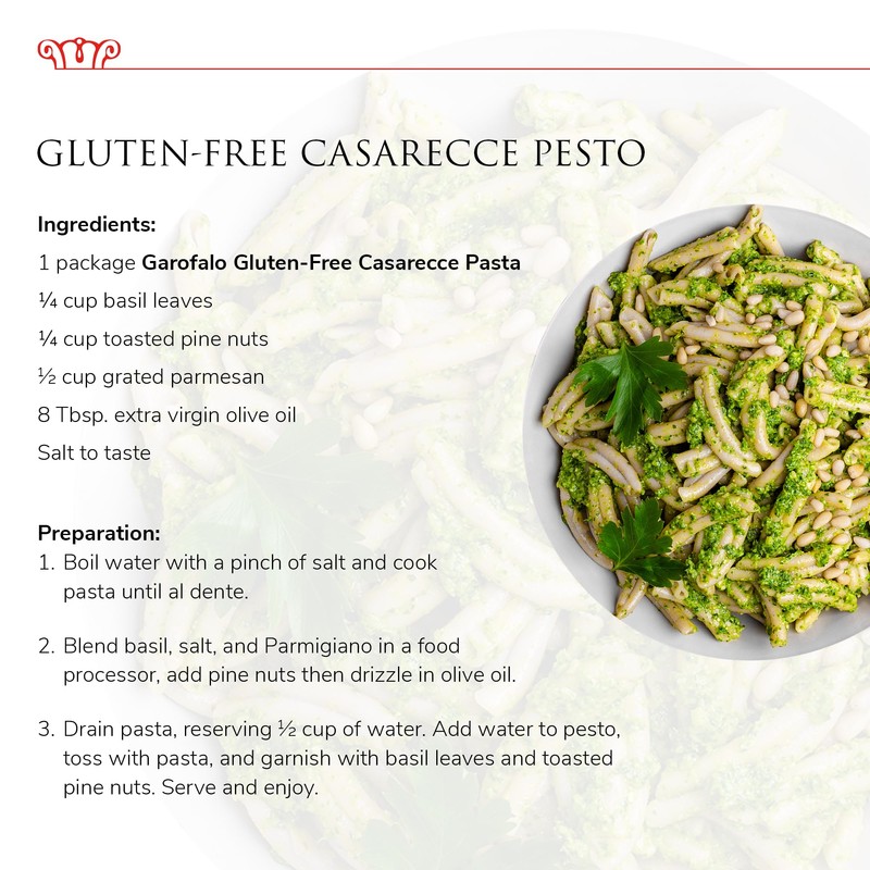 Garofalo - Premium Gluten-Free Casarecce Pasta, Italian Made, Corn, Rice,