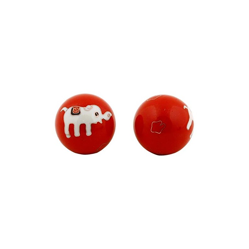QiGong Singing Ball 1 Pair with Sound Mechanism, Meditation Ball,