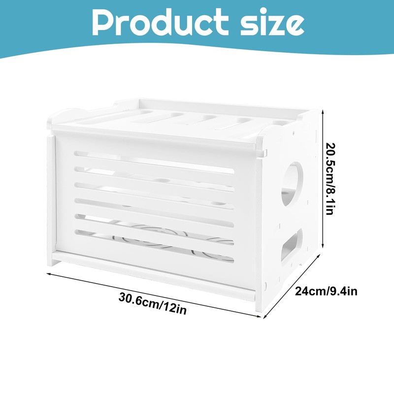 Upgrade Router Shelf Storage, Networking Router Stand, Freestand & Wall