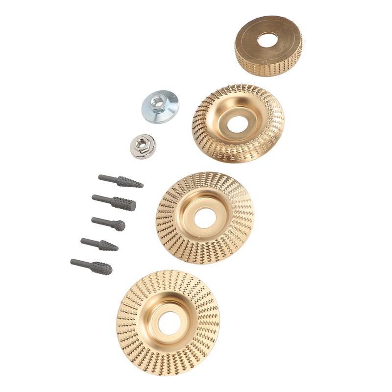Wood Carving Disc Rotary File Set Angle Grinder Grinding Shaping