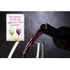 schilderkreis24 - Funny Wine Saying Magnet "Das Leben ist zu