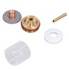 5Pcs/Set TIG Welding Torch Cup Brass Glass Cups Collet Nozzle