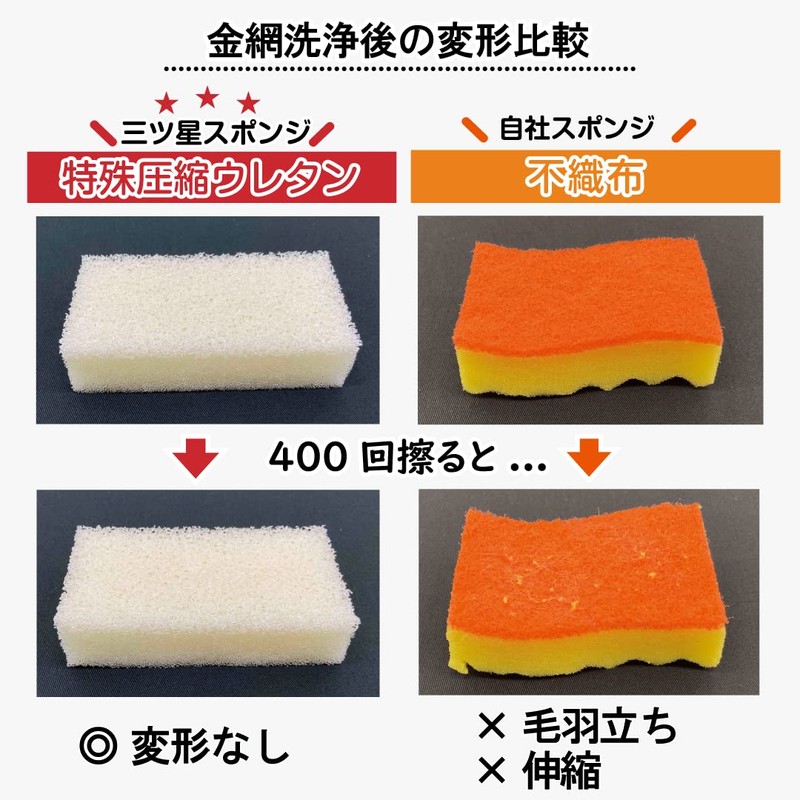 ASSO Sponge for Dishwashing, White
