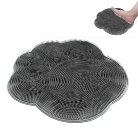 Shower Foot Scrubber Mat, Foot Scrubber Mat, With Non-Slip Suction Cups - Cleans, Exfoliates, Massages Feet Without Bending, Improves Foot Circulation, Relieves Tired Feet