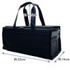Art Supply Bag, Paint Bag, Black, Shoulder Strap Included, Width