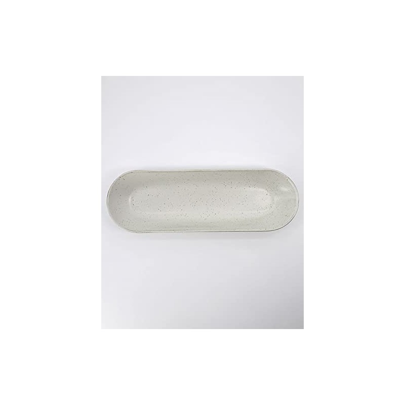 House Doctor Pion 206260130 Serving Dish Grey / White Stoneware