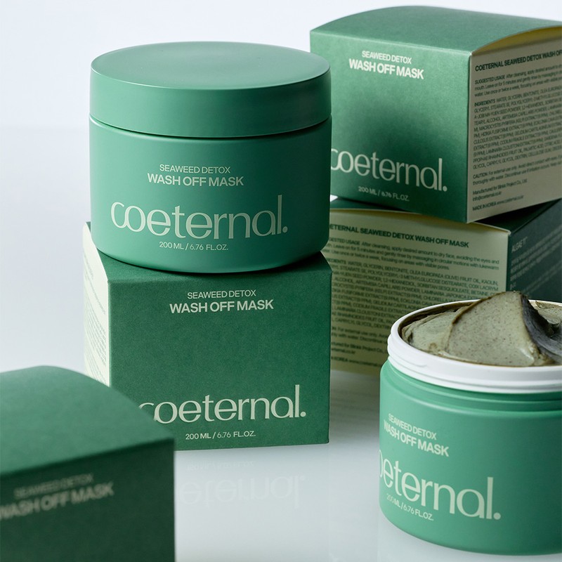 Coeternal 씨위드 디톡스 워시오프 마스크 200ml Seaweed Detox Wash-off Mask