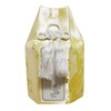 Buddhist Urn, 2.5 inch, Plum, Yellow, Cover Bag Only, Includes