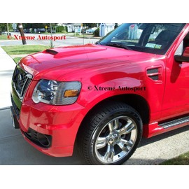 Xtreme Autosport Unpainted Hood Scoop Compatible with 1991-2010 Ford Explorer and Sport Trac (Including Adrenalin) by MrHoodScoop HS009