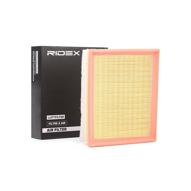 RIDEX 8A0611 Motor Air Filter Rectangular Filter Insert, Recirculation Filter