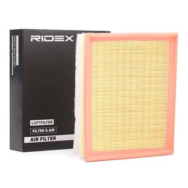 RIDEX 8A0611 Motor Air Filter Rectangular Filter Insert, Recirculation Filter with Pre-Filter