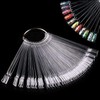 Nail Colour Display" Clear Nail Swatch Sticks, Salon Nail Display