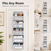 5-Shelf Over Door Hanging Storage Organizer with Large Capacity Pockets,
