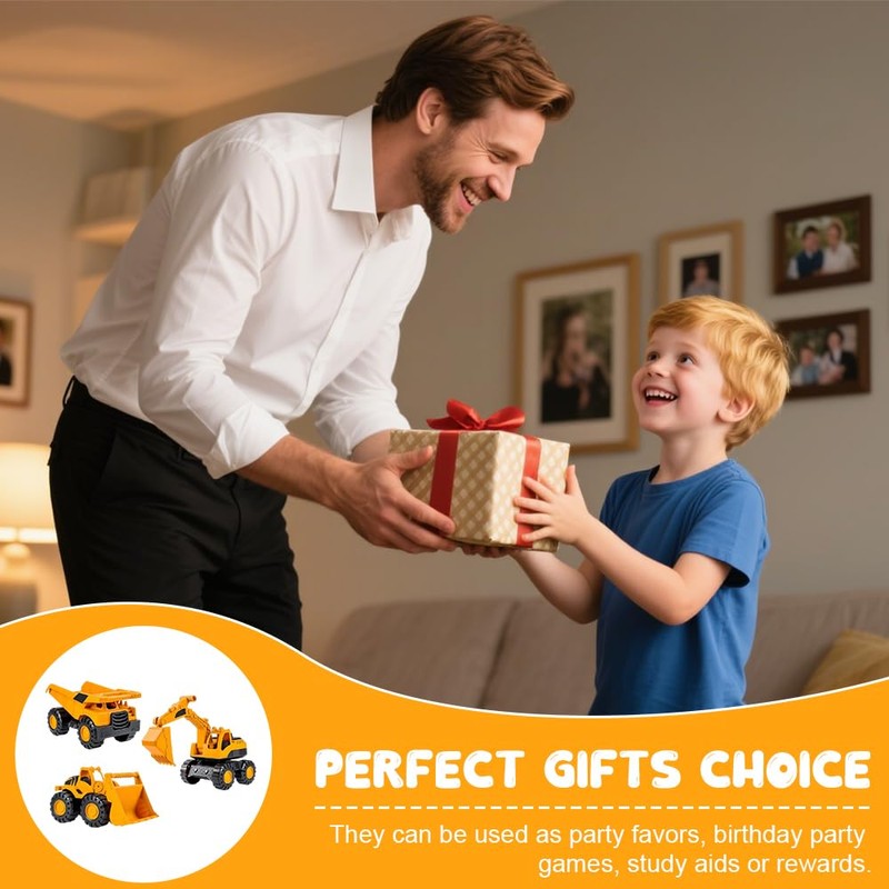 XPJBKC Construction Vehicles Toys, 3 Pcs Sand Pit Toys include