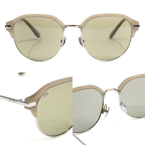 [iZONE] アイゾーン 高性能偏光サングラス 運転用 色の薄いレンズ IDRIVE Premium P162-CG11 (ゴールド)