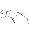 RB.Pilot Classic Round Polygon Reading Glasses for Men Women Light