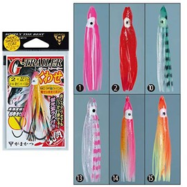 Gamakatsu (がまかつ) Octopus Bait G Trailer Kuwase Pink 2 inches 1 pack #1 AK117 42594