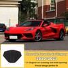 Carbon Fiber ABS Rear Tail Camera Trim，Compatible with forChevrole-t Corvette