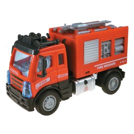 Doyusha WTMN-2-1980 1/64 R/C Car, Mini Chemical Fire Truck, 27 MHz, Electric Radio Control