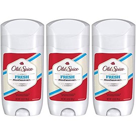 Old Spice High Endurance Anti-Perspirant Deodorant Invisible Solid Fresh 3 oz (Pack of 3)