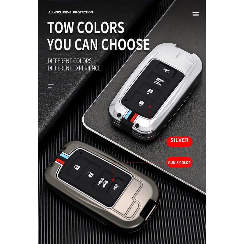 TECART Key Fob Cover Fit for Toyota Tacoma Sequoia Key