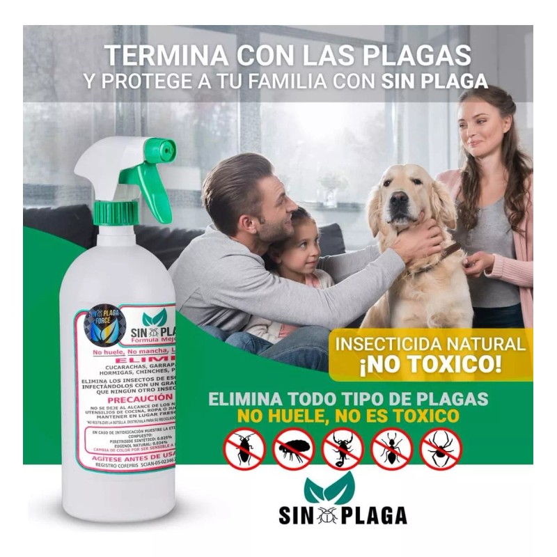 Sin plaga force Liquido Sin Plaga 2 Pzas + Envío