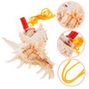 Conch Whistle, Alasum Whistle for Large Seashell Whistle, Shell Toy,