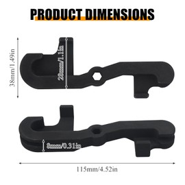 Kaelah Durable Brake Line Bending Tool, Tools Brake Tube Bender Professional Alignment Bending Wear-resistant Corrosion Protection Practical