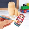 LOPYXBR 5 Sets Blank Russian Nesting Dolls Wooden Nesting Dolls