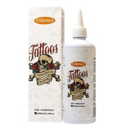 VRAIKO Fsherney Tattoo Transfer Gel, 300ml Large Tattoo Stencil Cream, Skin-Friendly & Fast-Drying Transfer Solution for Clear & Long-Lasting Designs, Clean and Easy Application