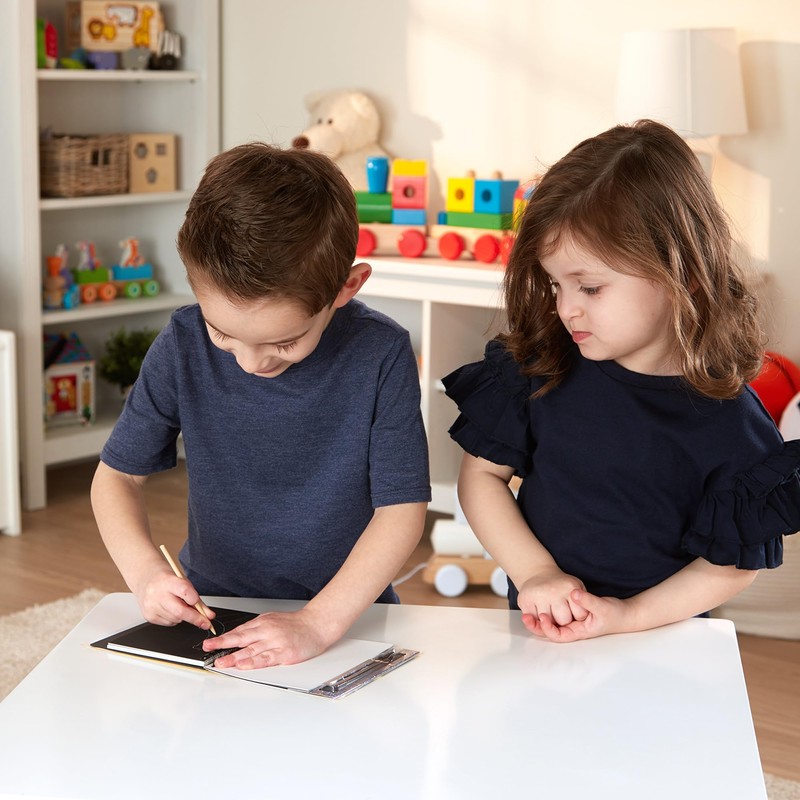 Melissa & Doug Scratch Art Doodle Pad with 16 Scratch-Art