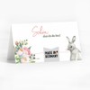 25 Place Cards Easter with Easter Bunny with Easter Basket