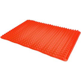 Southern Homewares Healthy Homewares Raised Silicone Baking Sheet Non-Stick Cooking Mat Oven Tray Liner Red