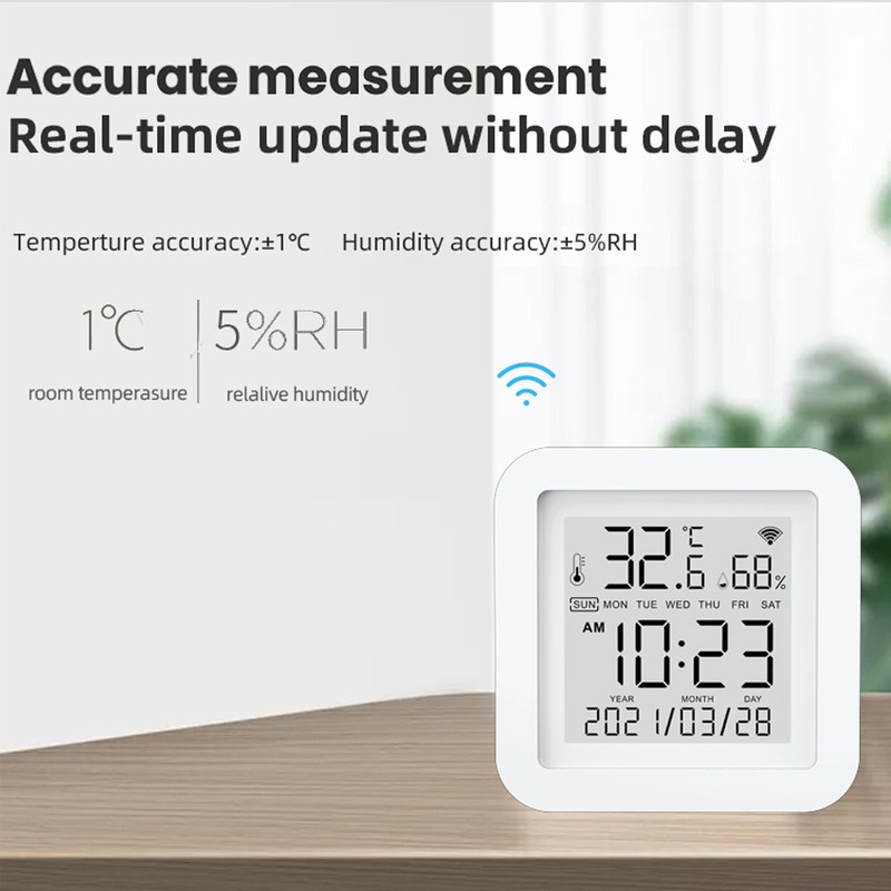 Tuya WiFi LCD Display Screen USB Power Supplys Intellgient Sensors